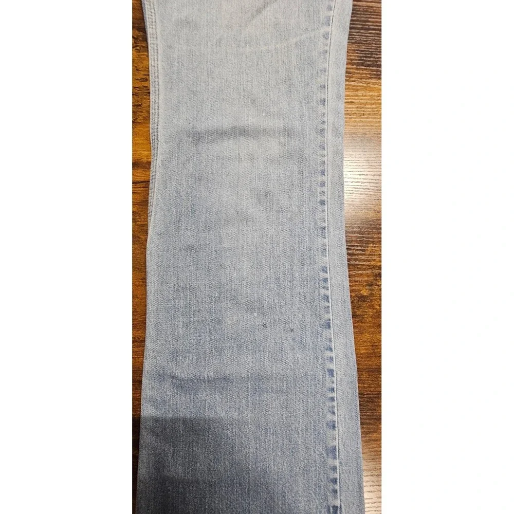 VTG Wrangler Wrapid Transit Blues Light Wash Denim Jeans 70s/80s USA Women 28x30